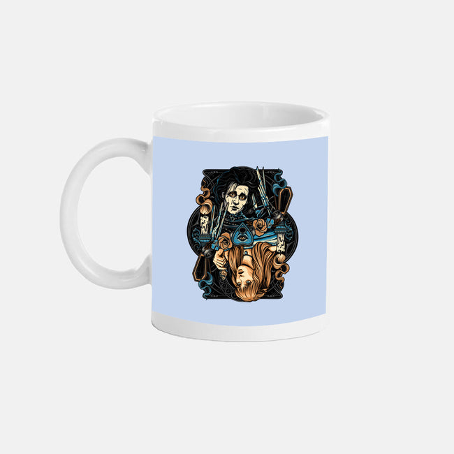 Scissorhands Duo-None-Mug-Drinkware-momma_gorilla