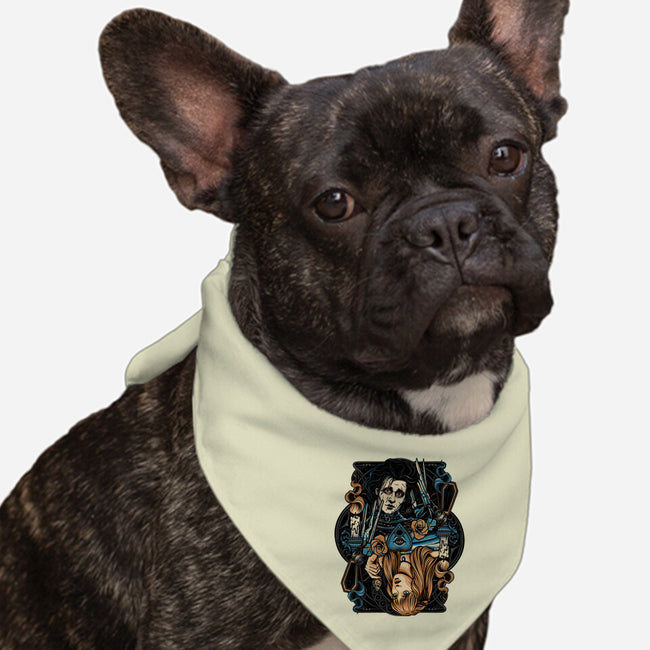 Scissorhands Duo-Dog-Bandana-Pet Collar-momma_gorilla