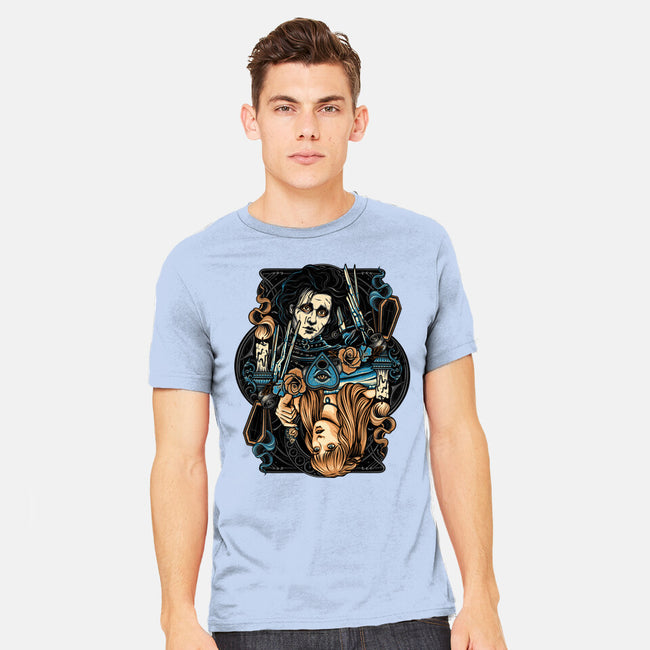 Scissorhands Duo-Mens-Heavyweight-Tee-momma_gorilla