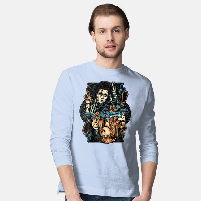 Scissorhands Duo-Mens-Long Sleeved-Tee-momma_gorilla