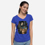 Scissorhands Duo-Womens-V-Neck-Tee-momma_gorilla