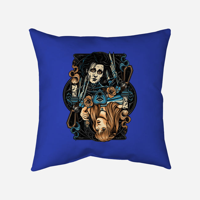 Scissorhands Duo-None-Removable Cover w Insert-Throw Pillow-momma_gorilla