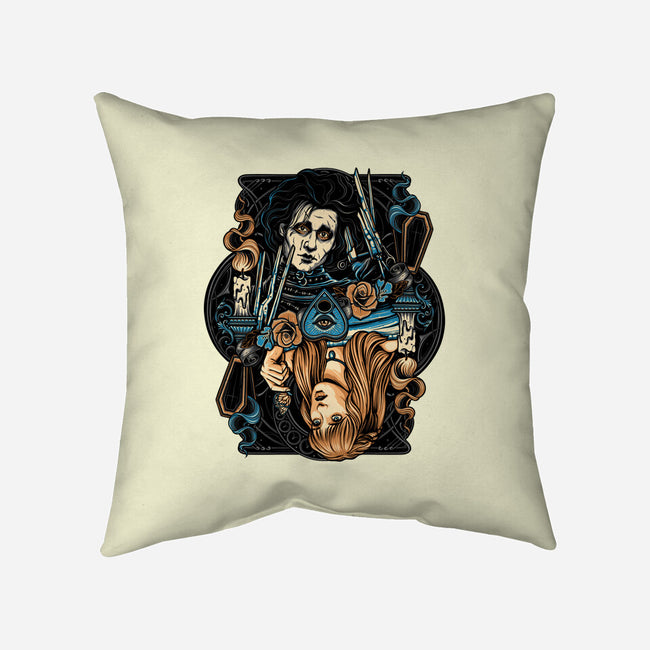 Scissorhands Duo-None-Removable Cover-Throw Pillow-momma_gorilla