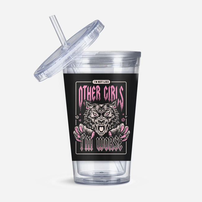 I'm Worse-None-Acrylic Tumbler-Drinkware-Mushita