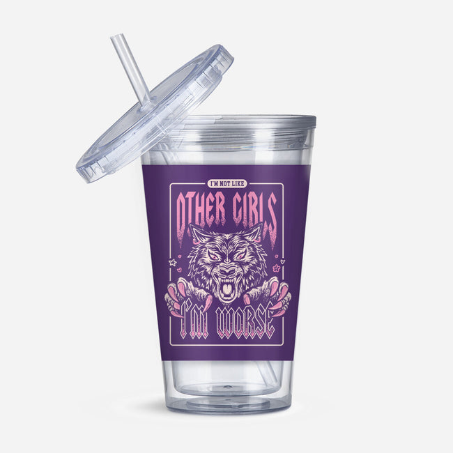 I'm Worse-None-Acrylic Tumbler-Drinkware-Mushita