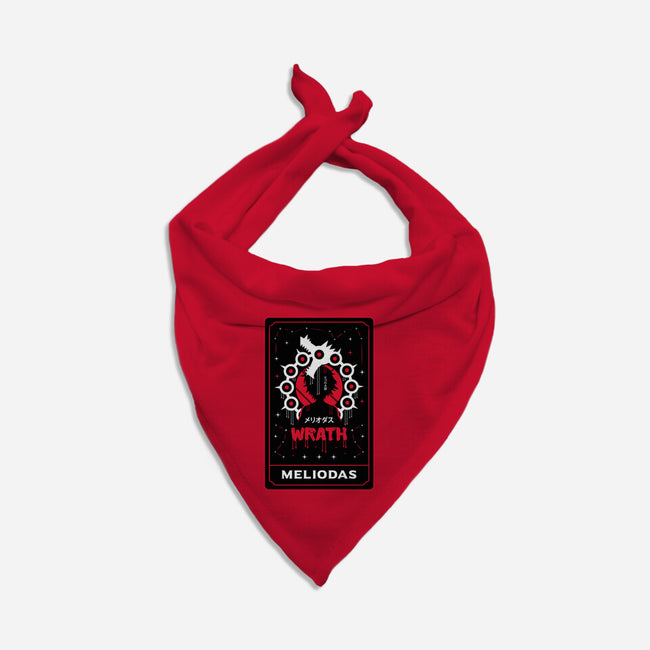 Wrath Dragon Sin Tarot-Dog-Bandana-Pet Collar-Logozaste