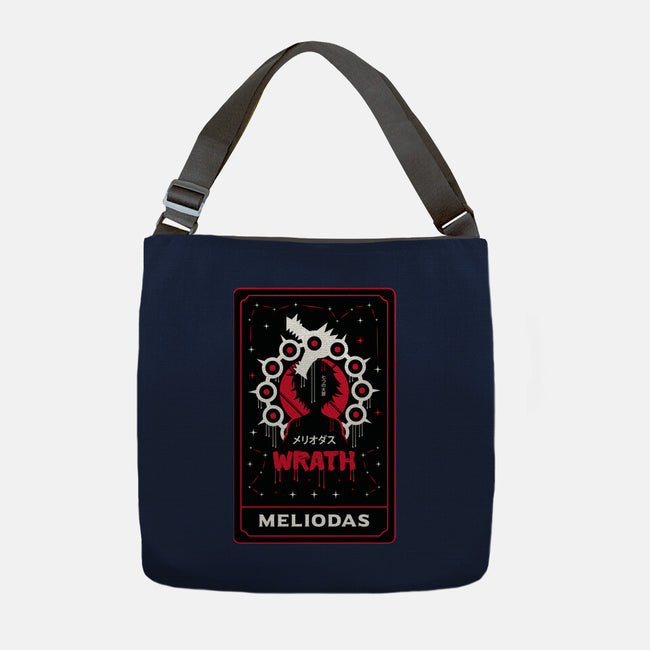 Wrath Dragon Sin Tarot-None-Adjustable Tote-Bag-Logozaste