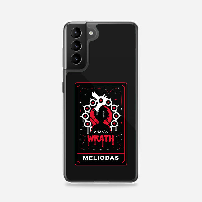 Wrath Dragon Sin Tarot-Samsung-Snap-Phone Case-Logozaste