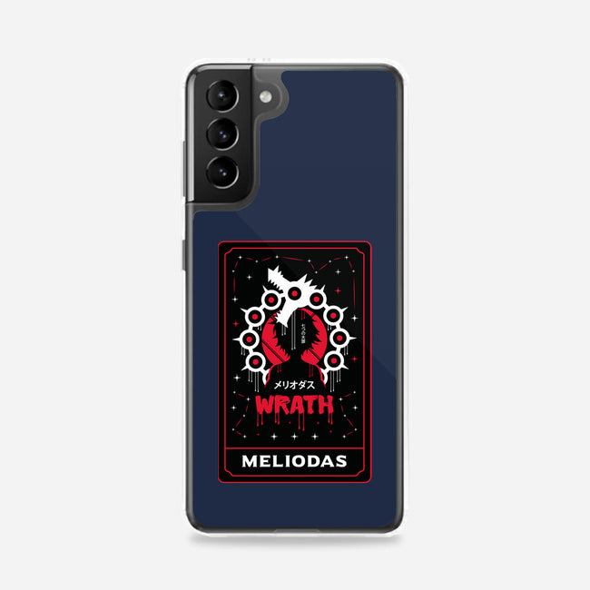 Wrath Dragon Sin Tarot-Samsung-Snap-Phone Case-Logozaste