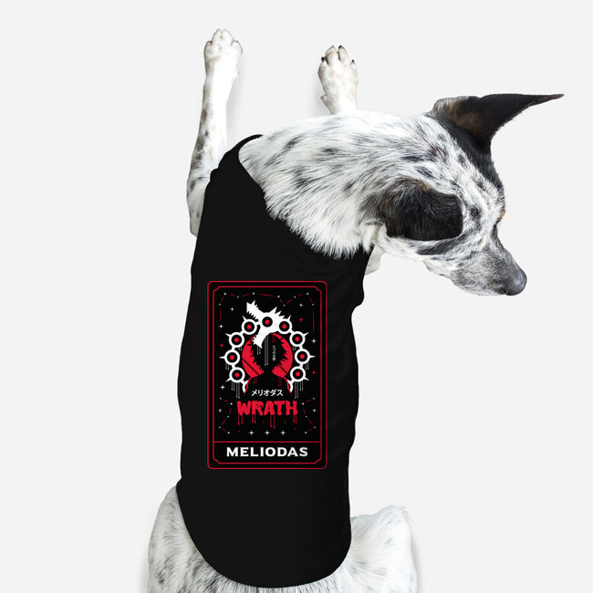 Wrath Dragon Sin Tarot-Dog-Basic-Pet Tank-Logozaste