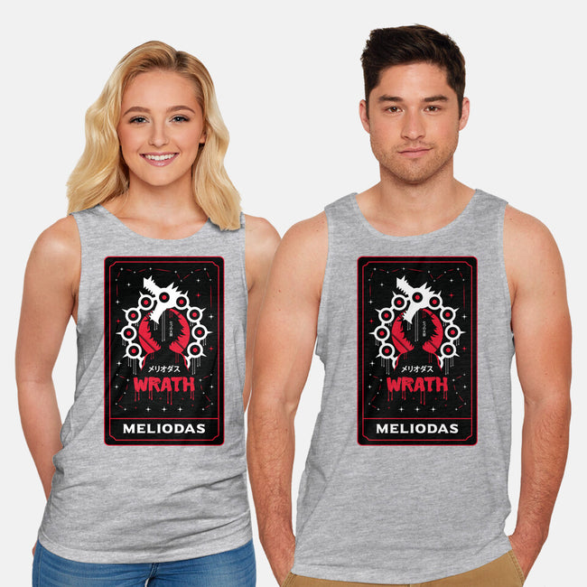 Wrath Dragon Sin Tarot-Unisex-Basic-Tank-Logozaste