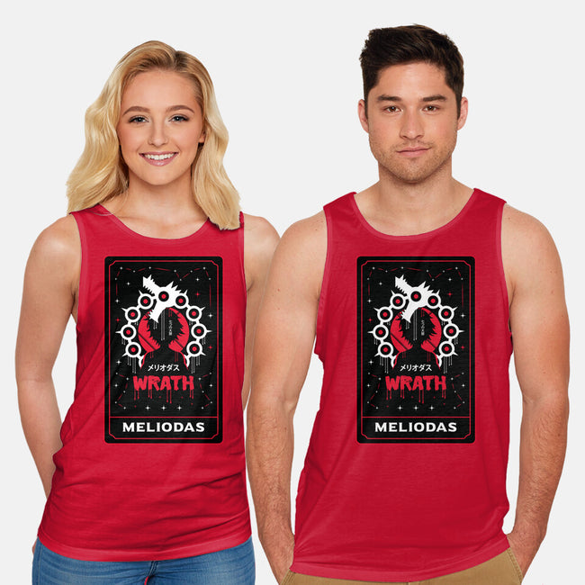 Wrath Dragon Sin Tarot-Unisex-Basic-Tank-Logozaste