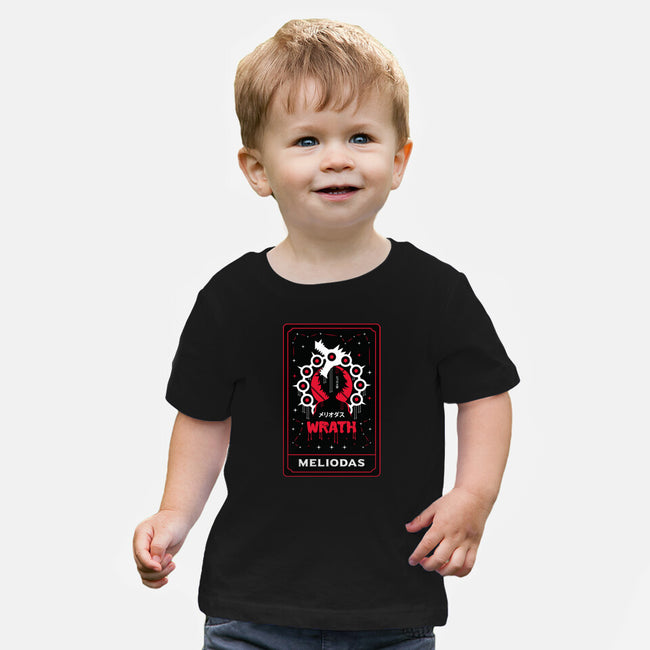 Wrath Dragon Sin Tarot-Baby-Basic-Tee-Logozaste