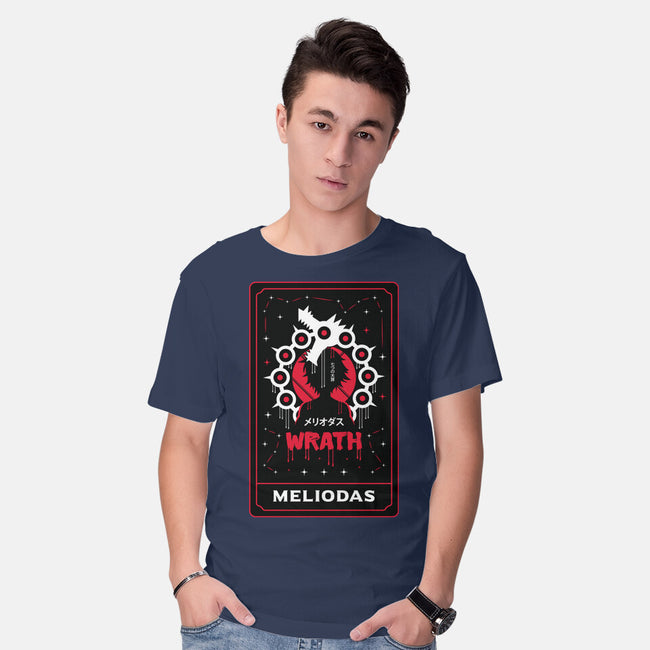 Wrath Dragon Sin Tarot-Mens-Basic-Tee-Logozaste