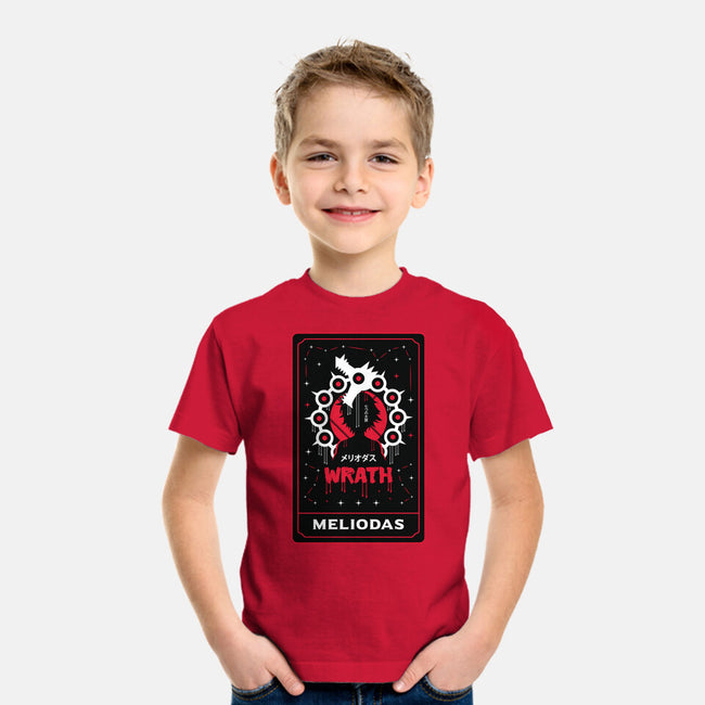 Wrath Dragon Sin Tarot-Youth-Basic-Tee-Logozaste