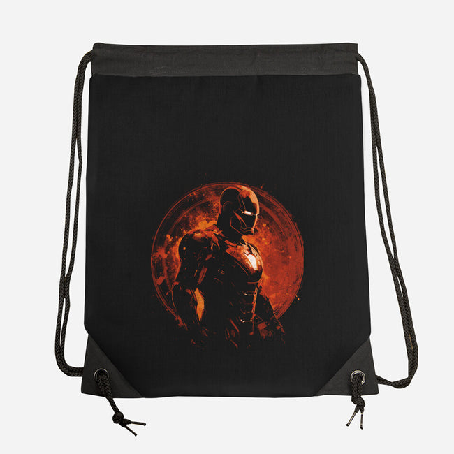 The Iron Warrior-None-Drawstring-Bag-kharmazero