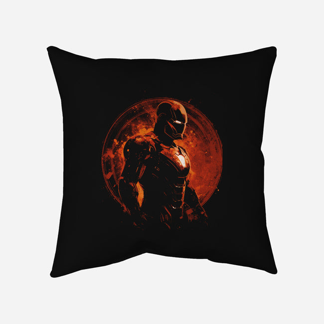 The Iron Warrior-None-Non-Removable Cover w Insert-Throw Pillow-kharmazero