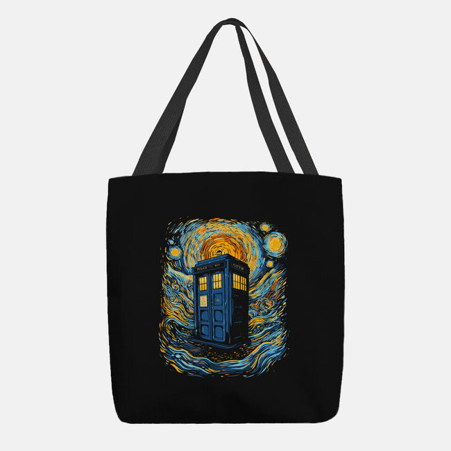 Starry Blue Box-None-Basic Tote-Bag-kharmazero