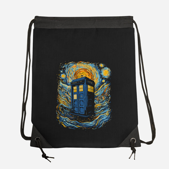 Starry Blue Box-None-Drawstring-Bag-kharmazero