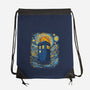 Starry Blue Box-None-Drawstring-Bag-kharmazero