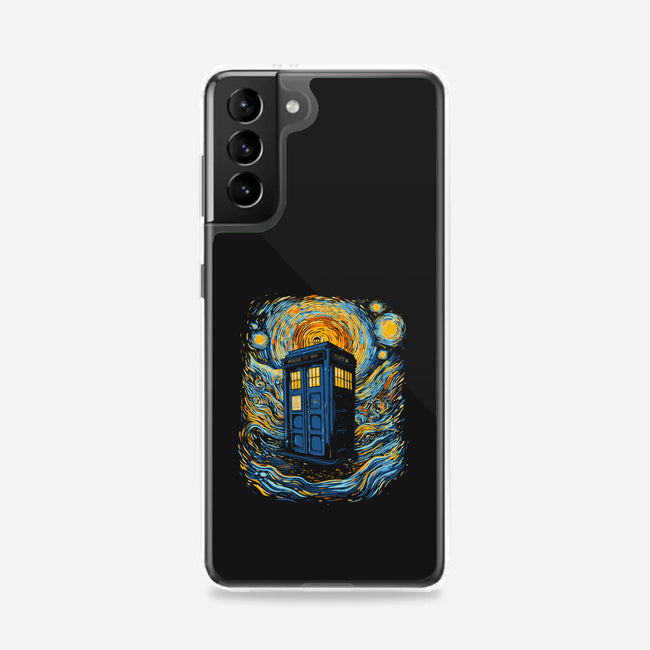 Starry Blue Box-Samsung-Snap-Phone Case-kharmazero