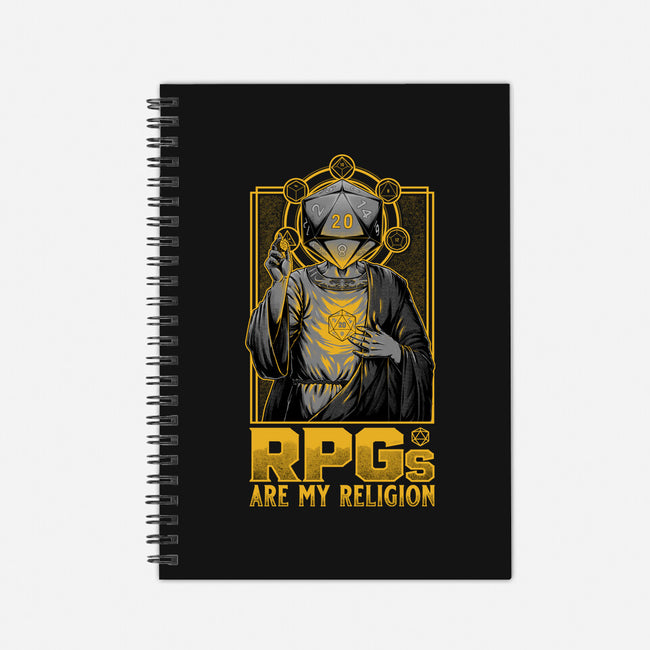 RPGs Are My Religion-None-Dot Grid-Notebook-Studio Mootant