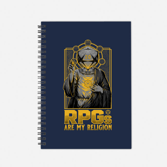 RPGs Are My Religion-None-Dot Grid-Notebook-Studio Mootant