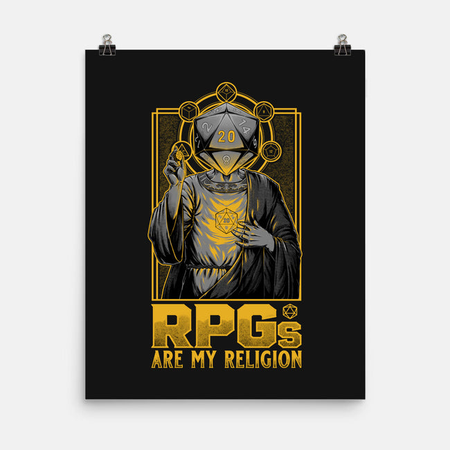 RPGs Are My Religion-None-Matte-Poster-Studio Mootant