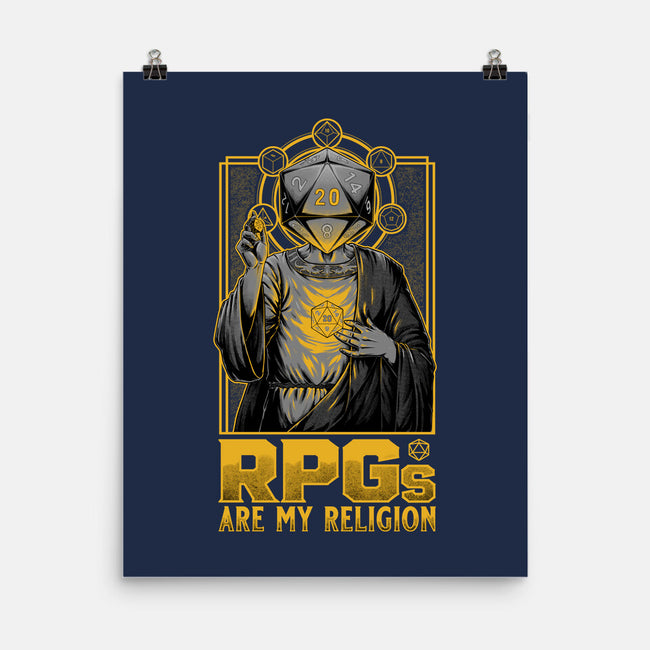 RPGs Are My Religion-None-Matte-Poster-Studio Mootant