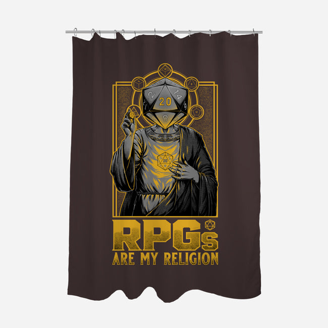 RPGs Are My Religion-None-Polyester-Shower Curtain-Studio Mootant