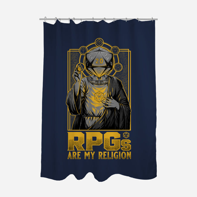 RPGs Are My Religion-None-Polyester-Shower Curtain-Studio Mootant