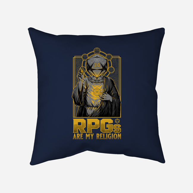 RPGs Are My Religion-None-Non-Removable Cover w Insert-Throw Pillow-Studio Mootant