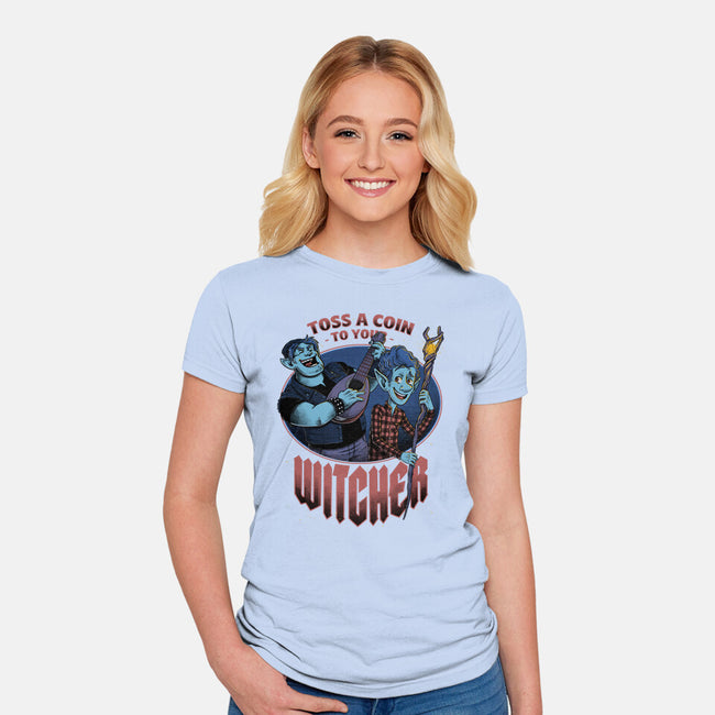 Witcher Brothers Song-Womens-Fitted-Tee-Studio Mootant