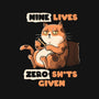 Nine Lives-None-Zippered-Laptop Sleeve-tobefonseca