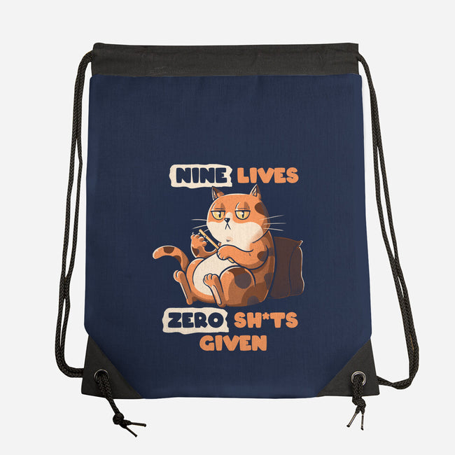 Nine Lives-None-Drawstring-Bag-tobefonseca