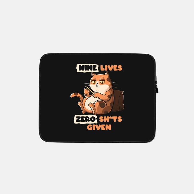 Nine Lives-None-Zippered-Laptop Sleeve-tobefonseca