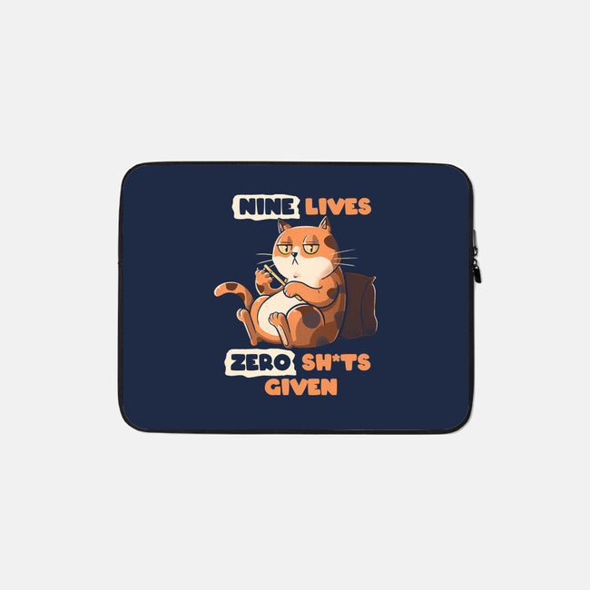 Nine Lives-None-Zippered-Laptop Sleeve-tobefonseca