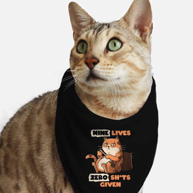 Nine Lives-Cat-Bandana-Pet Collar-tobefonseca