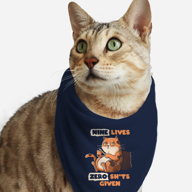 Nine Lives-Cat-Bandana-Pet Collar-tobefonseca