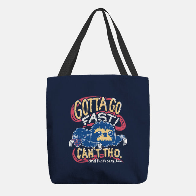 Can't Go Fast-None-Basic Tote-Bag-Aarons Art Room