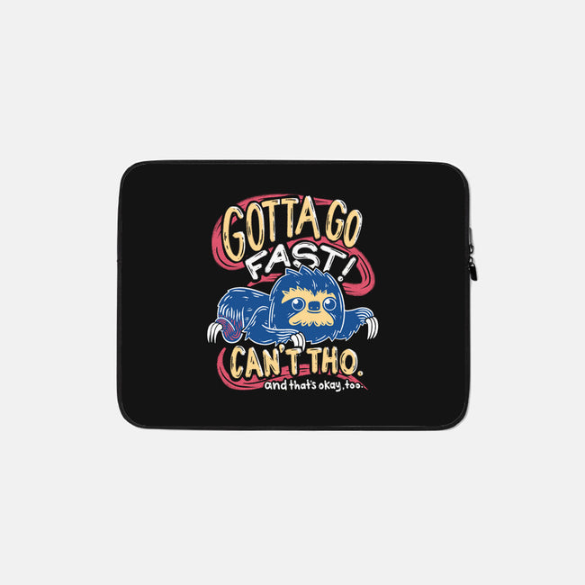 Can't Go Fast-None-Zippered-Laptop Sleeve-Aarons Art Room