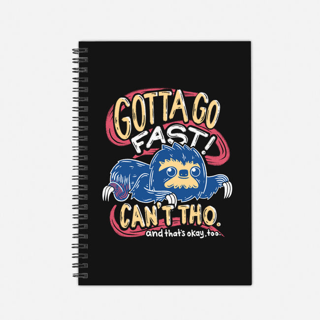 Can't Go Fast-None-Dot Grid-Notebook-Aarons Art Room