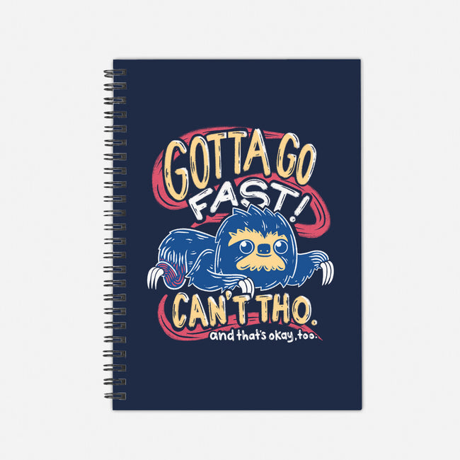 Can't Go Fast-None-Dot Grid-Notebook-Aarons Art Room