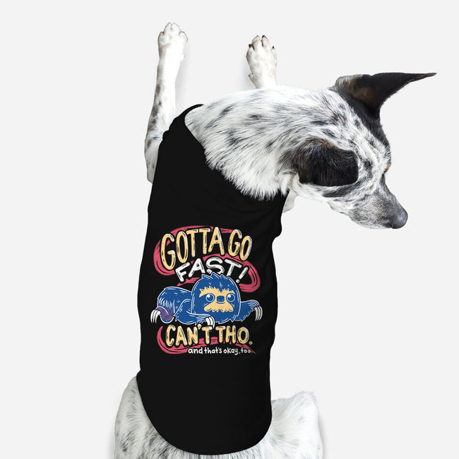 Can't Go Fast-Dog-Basic-Pet Tank-Aarons Art Room
