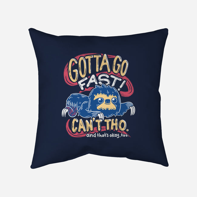 Can't Go Fast-None-Removable Cover w Insert-Throw Pillow-Aarons Art Room