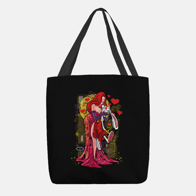 Animated Kiss-None-Basic Tote-Bag-zascanauta