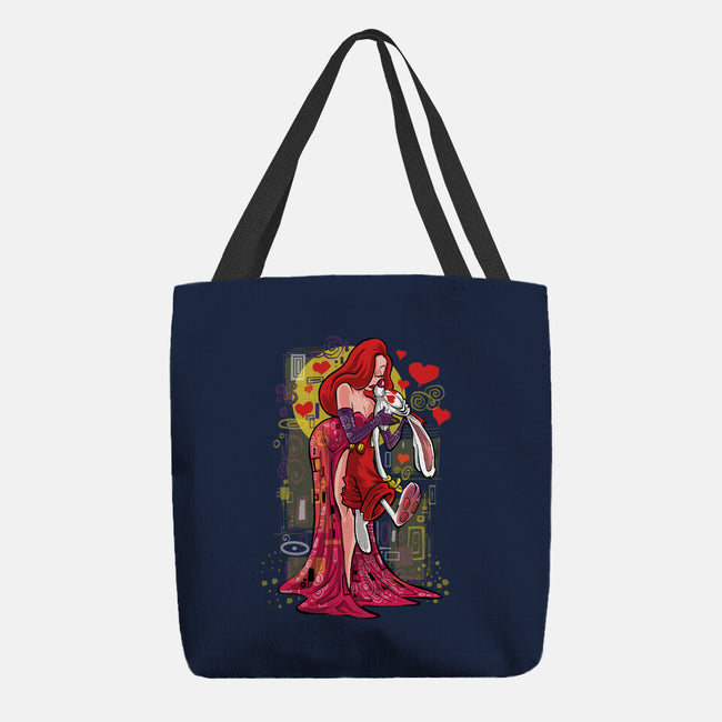 Animated Kiss-None-Basic Tote-Bag-zascanauta