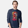 Animated Kiss-Mens-Long Sleeved-Tee-zascanauta