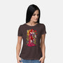 Animated Kiss-Womens-Basic-Tee-zascanauta