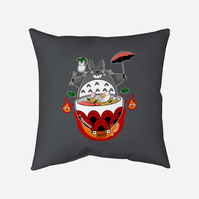 Neighbors Ramen-None-Non-Removable Cover w Insert-Throw Pillow-Tri haryadi